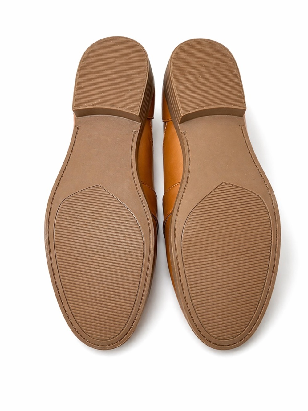 Leona penny loafers by Just Fab brand new with tags size 7.5 in brown and white - Picture 5 of 5